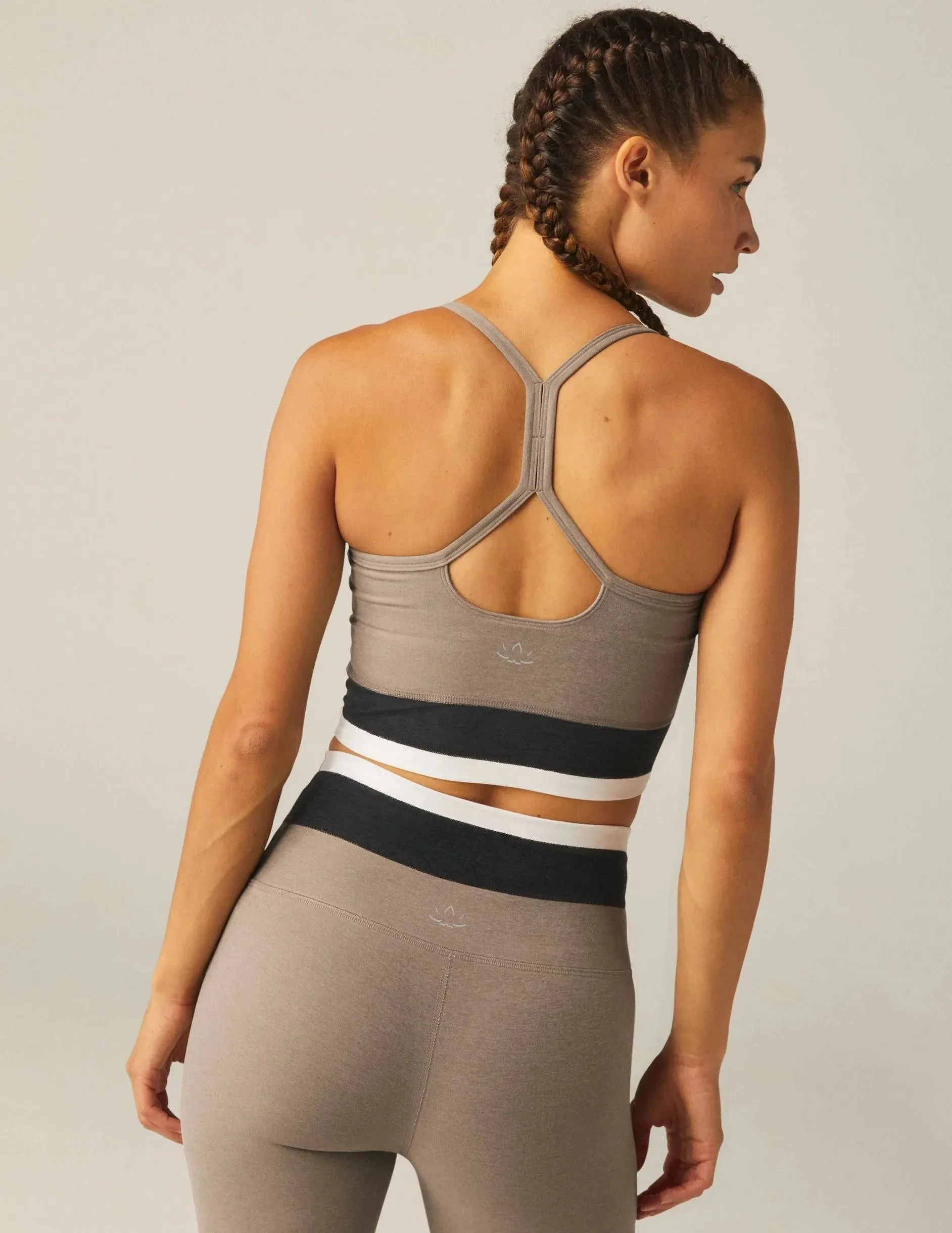 Spacedye Horizon Colorblock High Cropped Tank by Beyond Yoga | Birch TriColor