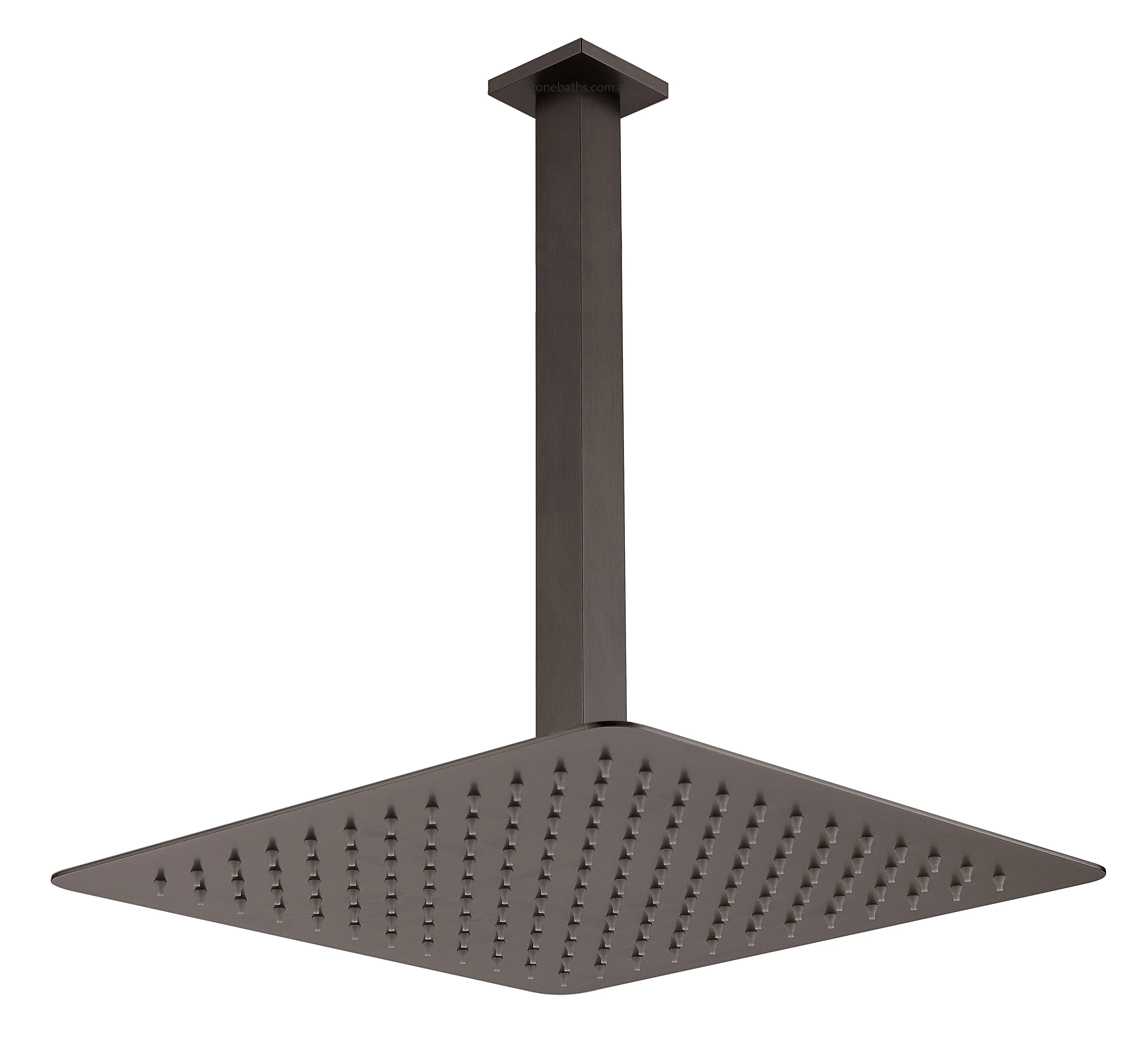 Square Shower Head 300mm - Brushed Gunmetal - SHOW10 300