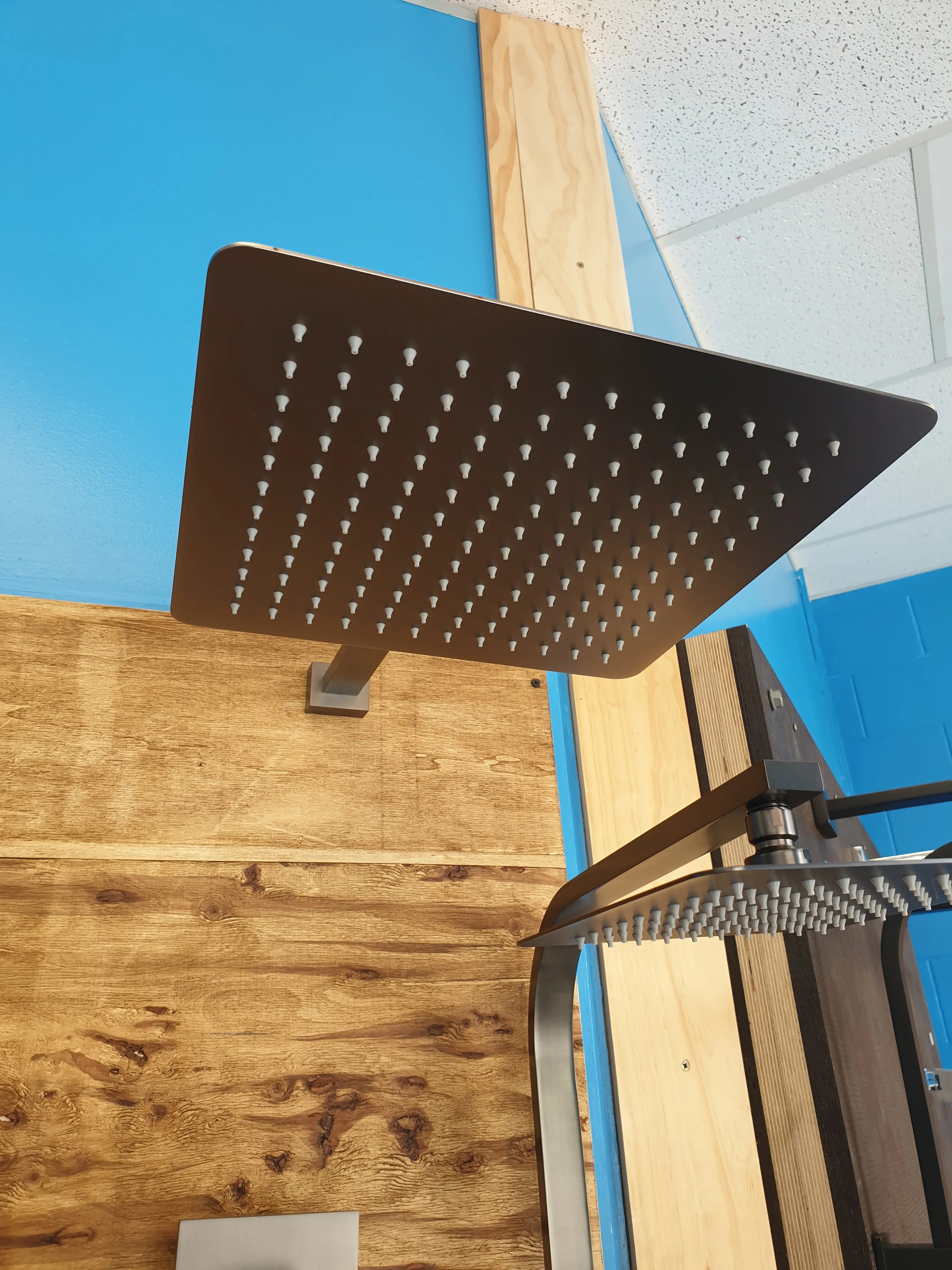 Square Shower Head 300mm - Brushed Gunmetal - SHOW10 300