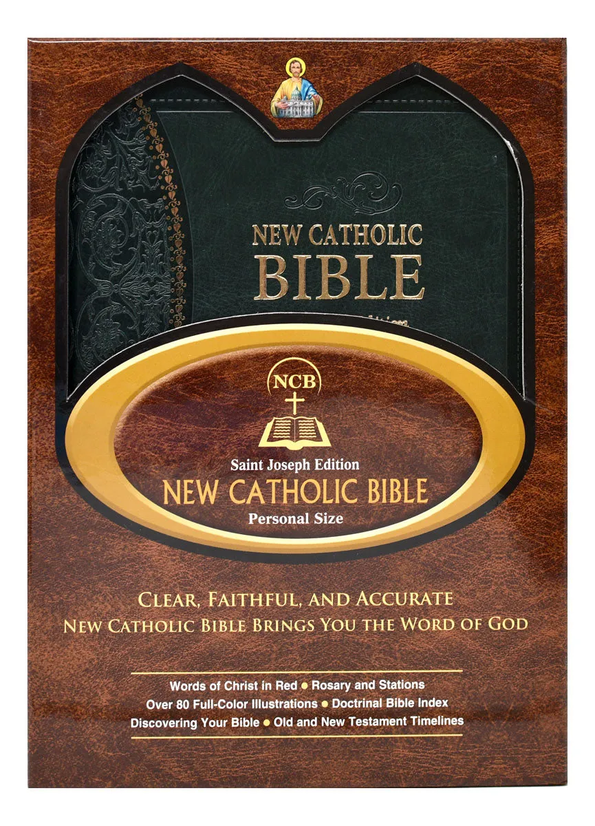 St. Joseph New Catholic Bible (Gift Edition-Personal Size) Green