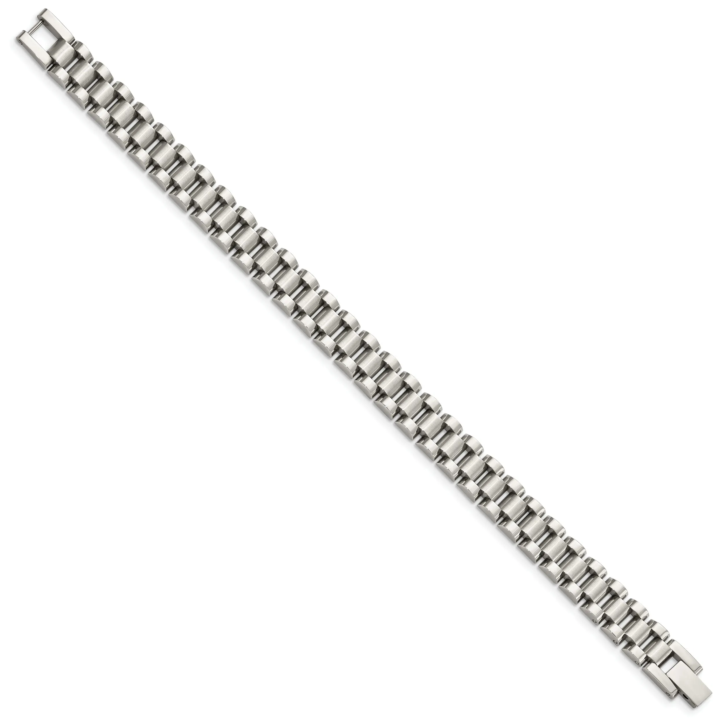 Stainless Steel Fold Over Bracelet