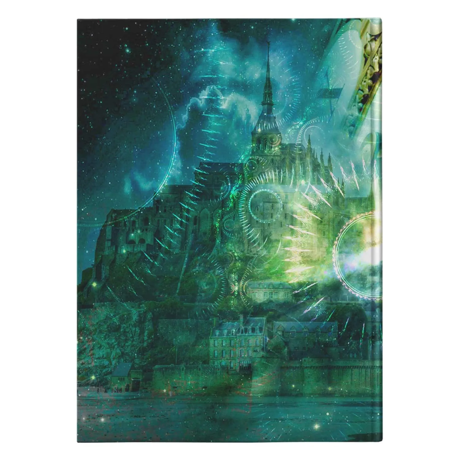 Steampunk Time Wave Hardcover Journal