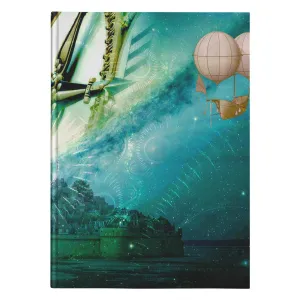 Steampunk Time Wave Hardcover Journal