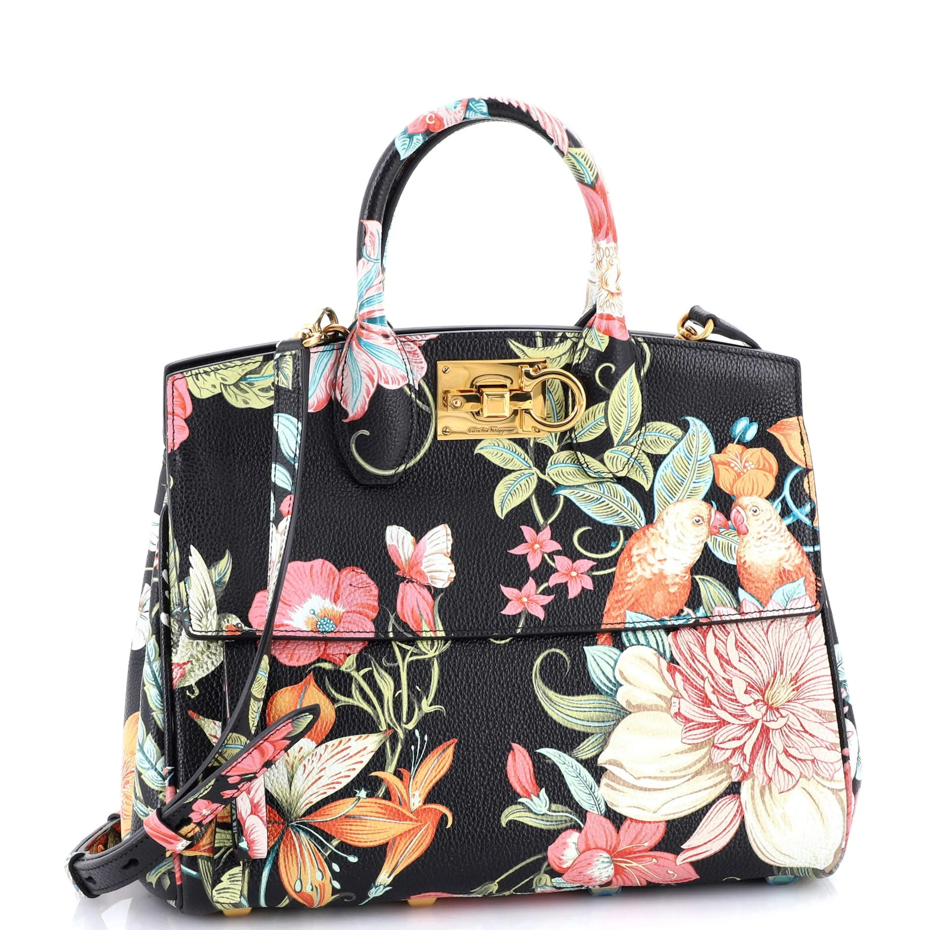 Studio Satchel Printed Leather Small