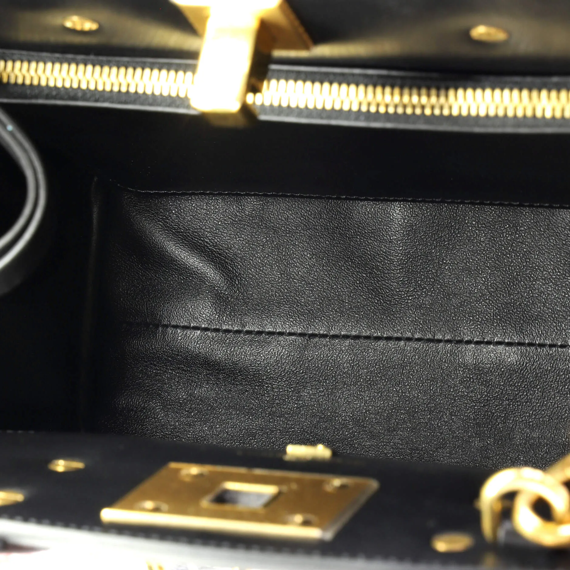 Studio Satchel Printed Leather Small