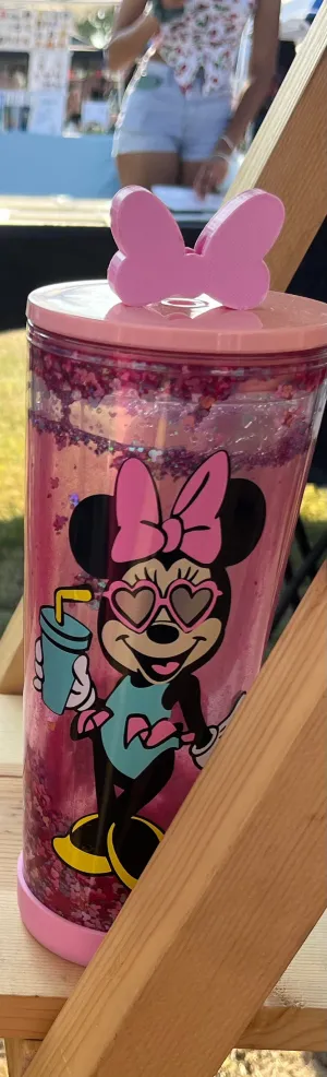 Summer Minnie Snowglobe Tumbler