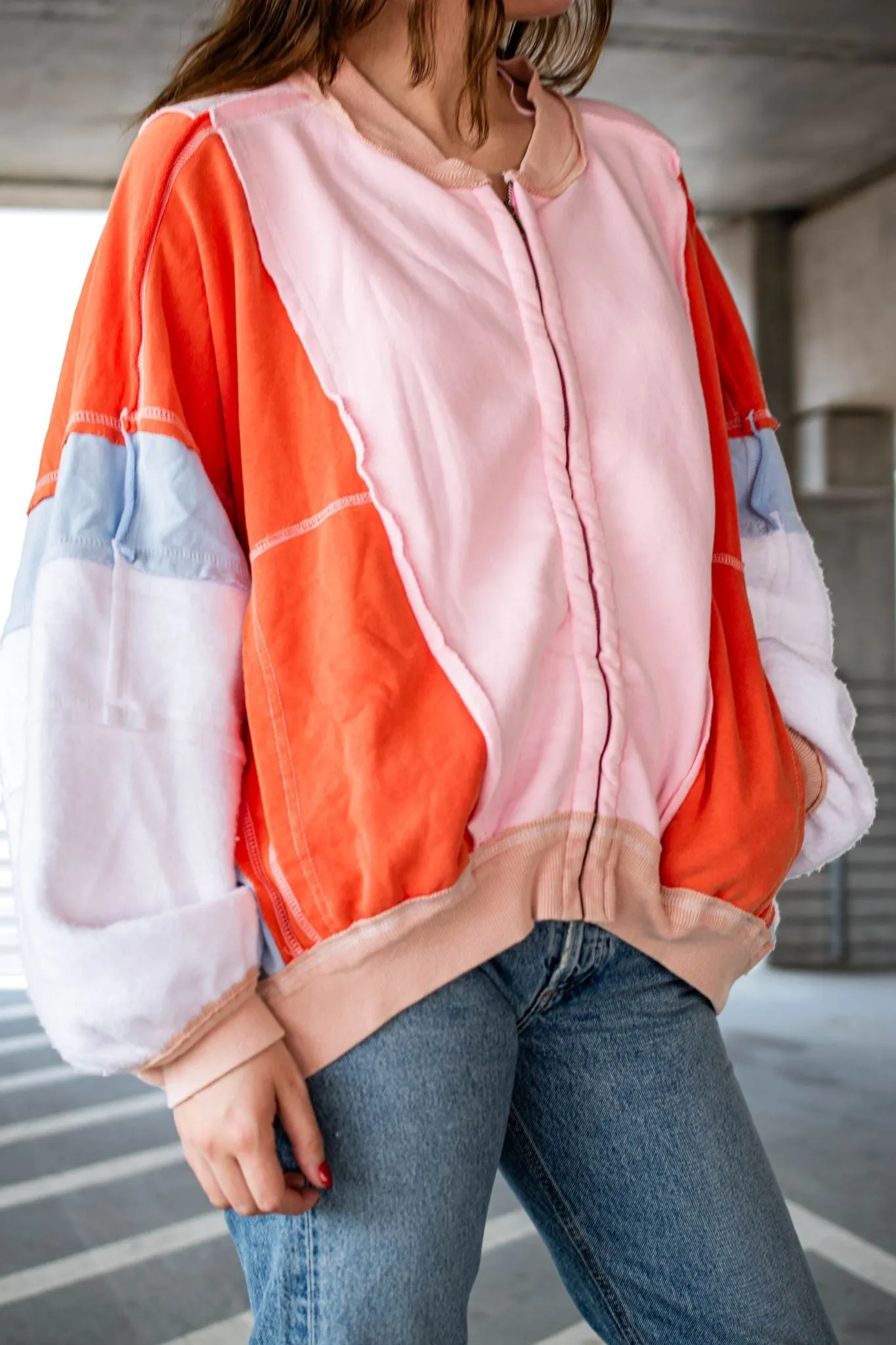Summer Night Color Block Jacket