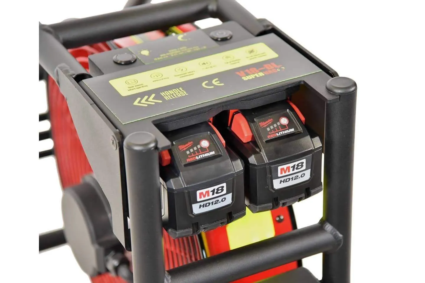 Super Vac 16" PPV Fan - Milwaukee Batteries, Chargers and Shore Power