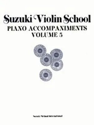 SUZUKI VIOLIN SCHOOL BK 5 PNO ACC