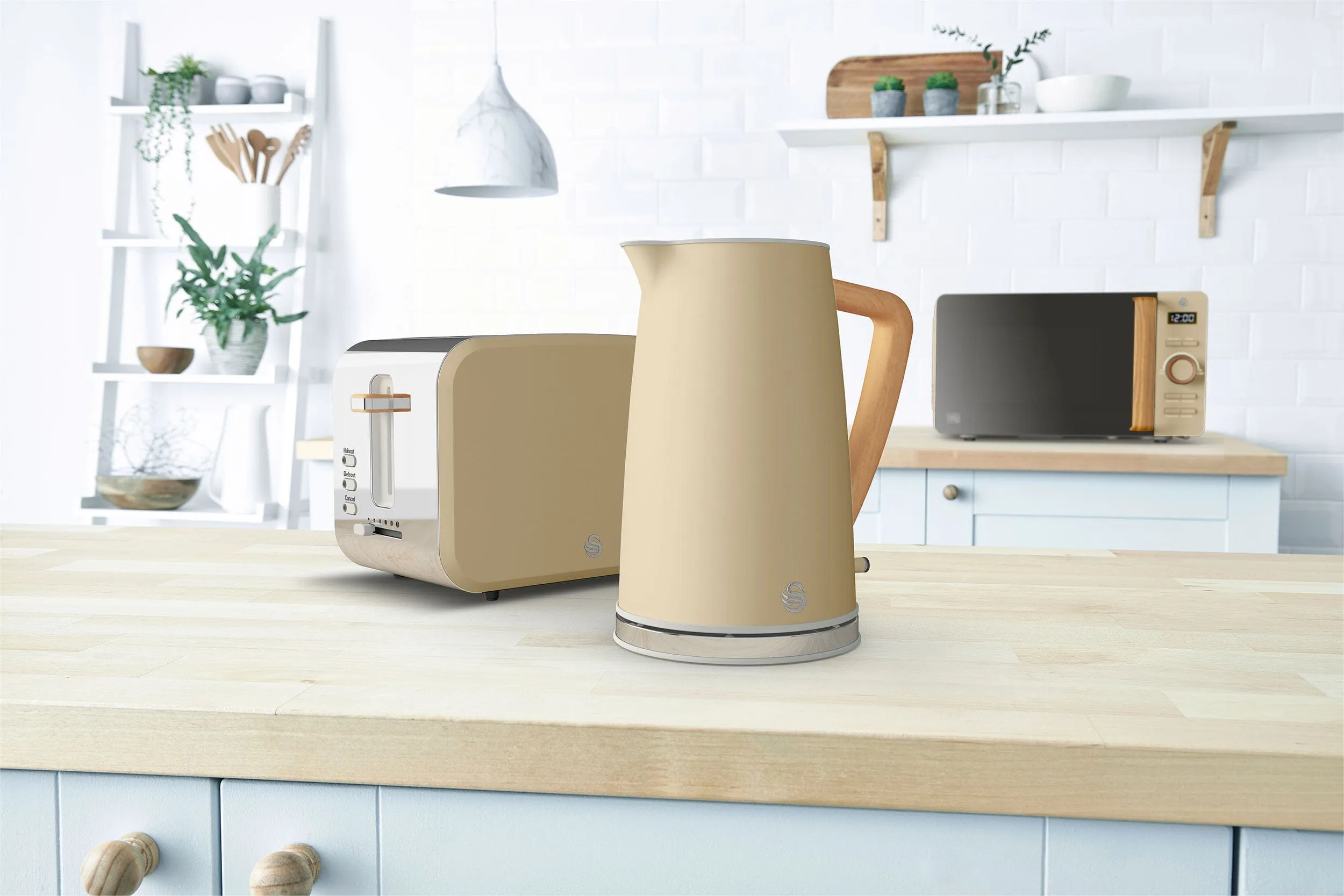 Swan Nordic Oatmeal 2 Slice Toaster SNT2O