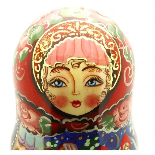 Tale of Tsar Saltan 5 Piece Nesting Doll Set
