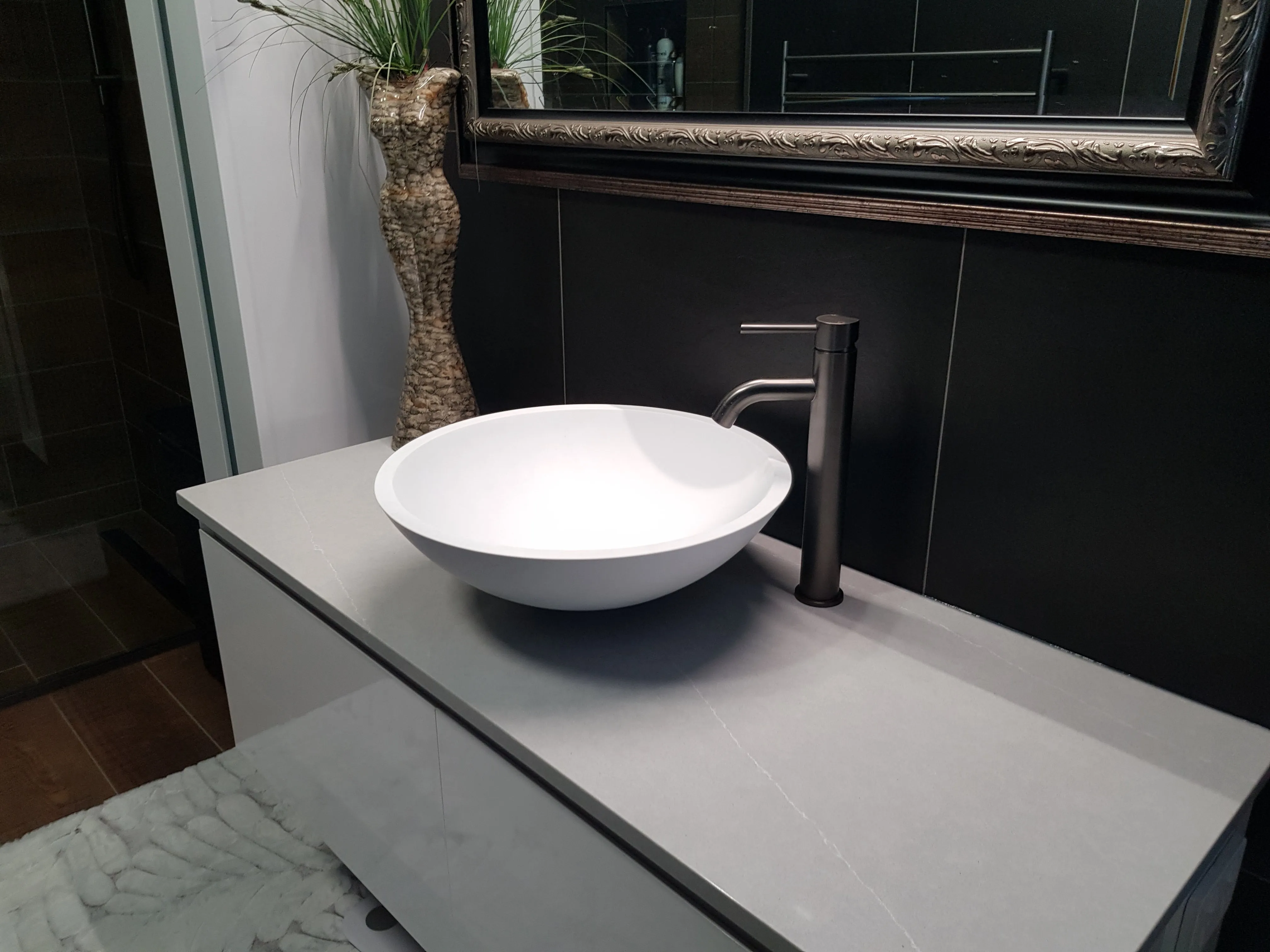 Tall Basin Mixer - Brushed Gunmetal - CLAS16