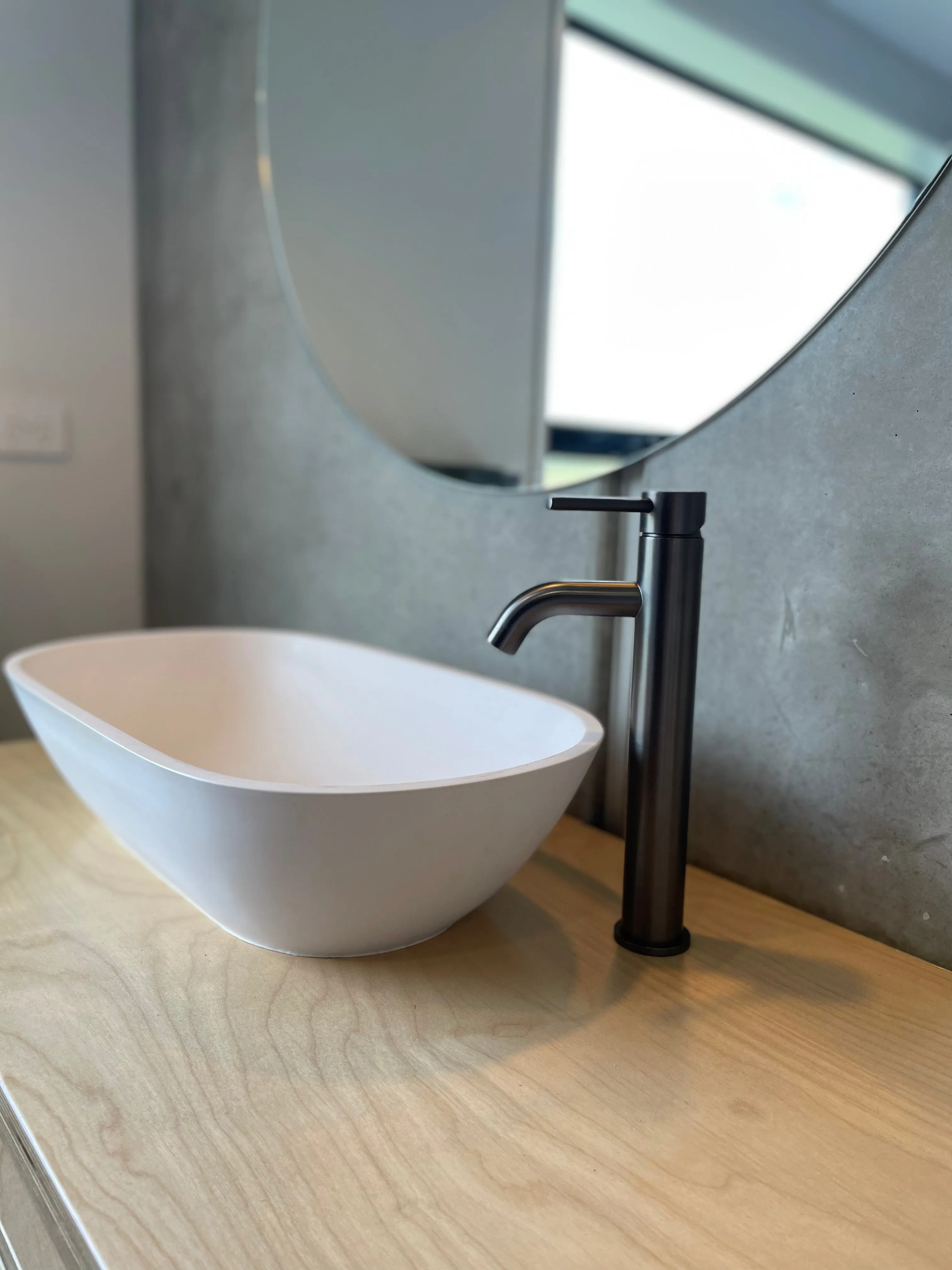 Tall Basin Mixer - Brushed Gunmetal - CLAS16