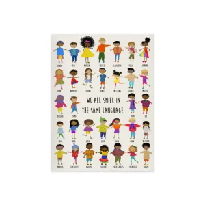the book of cultures; we all smile in the same language , notebook