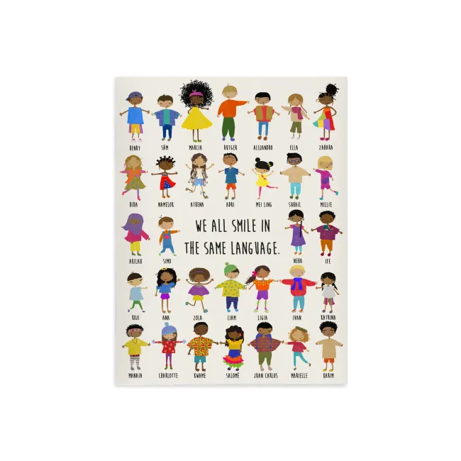 the book of cultures; we all smile in the same language , notebook