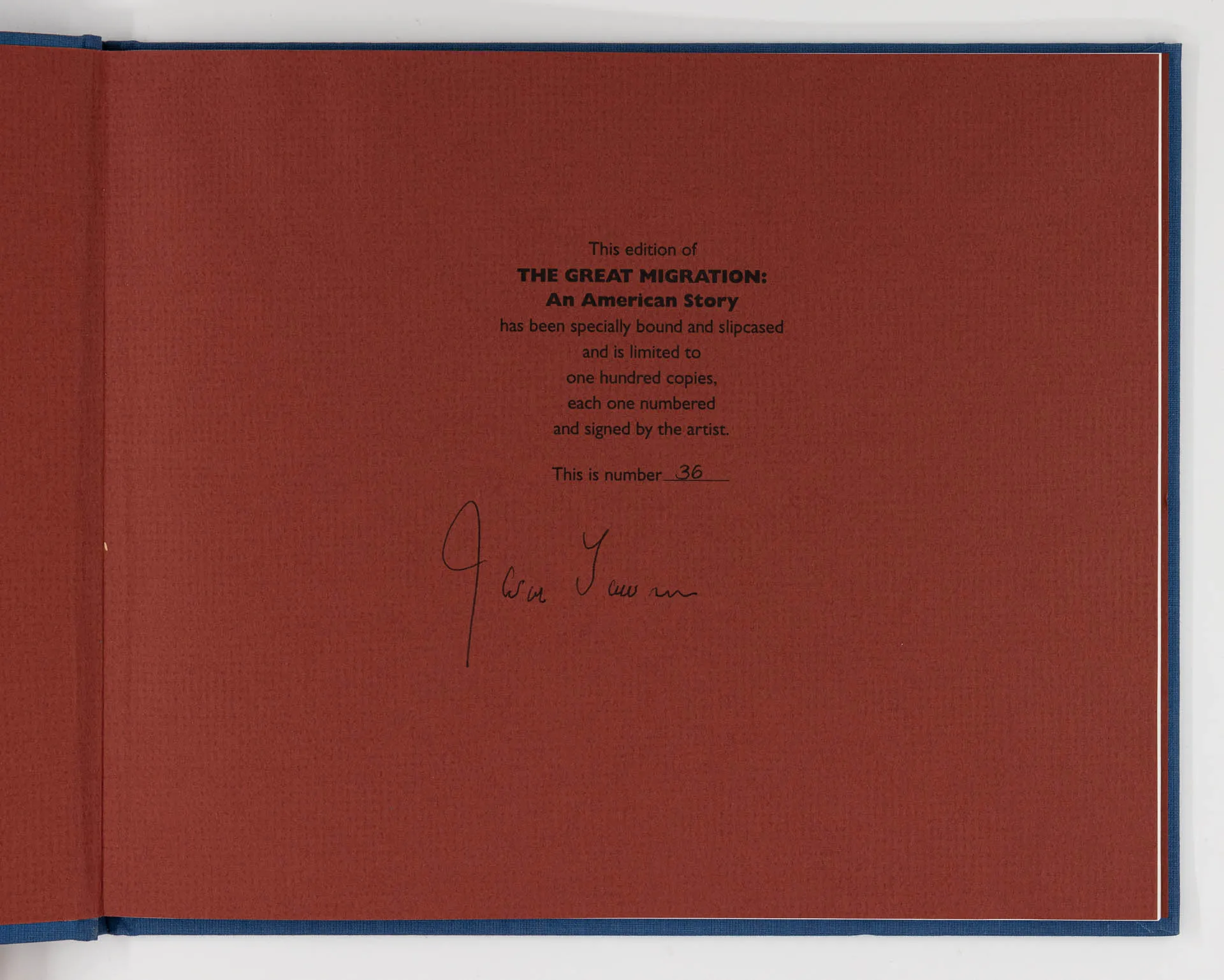 The Great Migration - An American Story – Jacob Lawrence [Signed, 1st Ed.]
