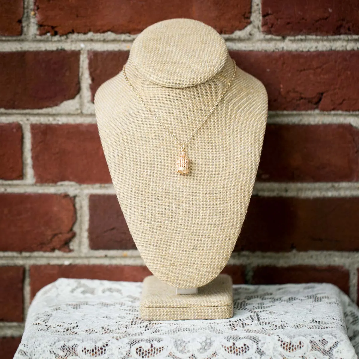 The Kitori Birdcage Necklace