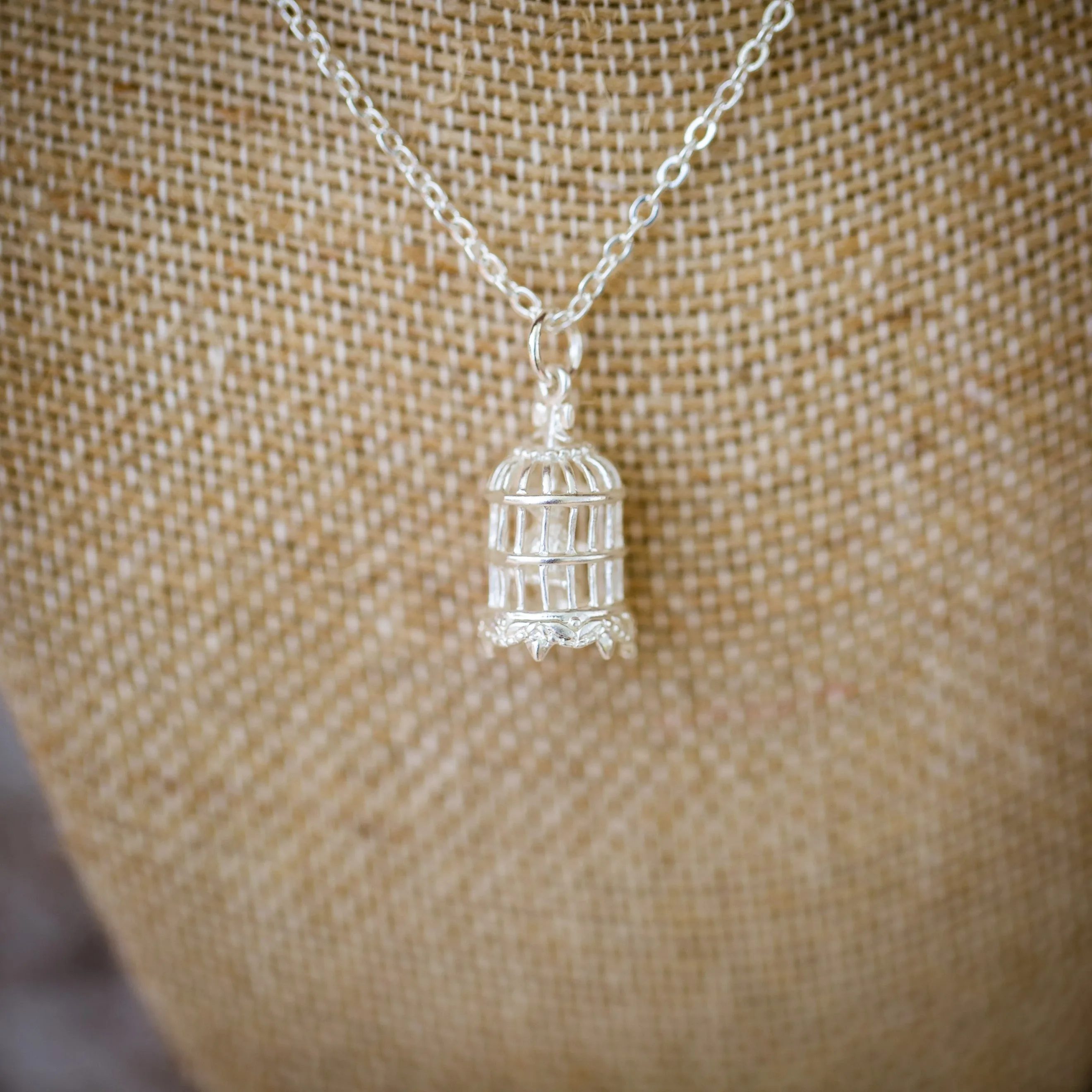 The Kitori Birdcage Necklace