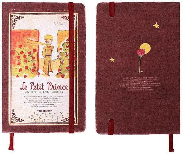 The Little Prince Line Note - Red Wine (M)
