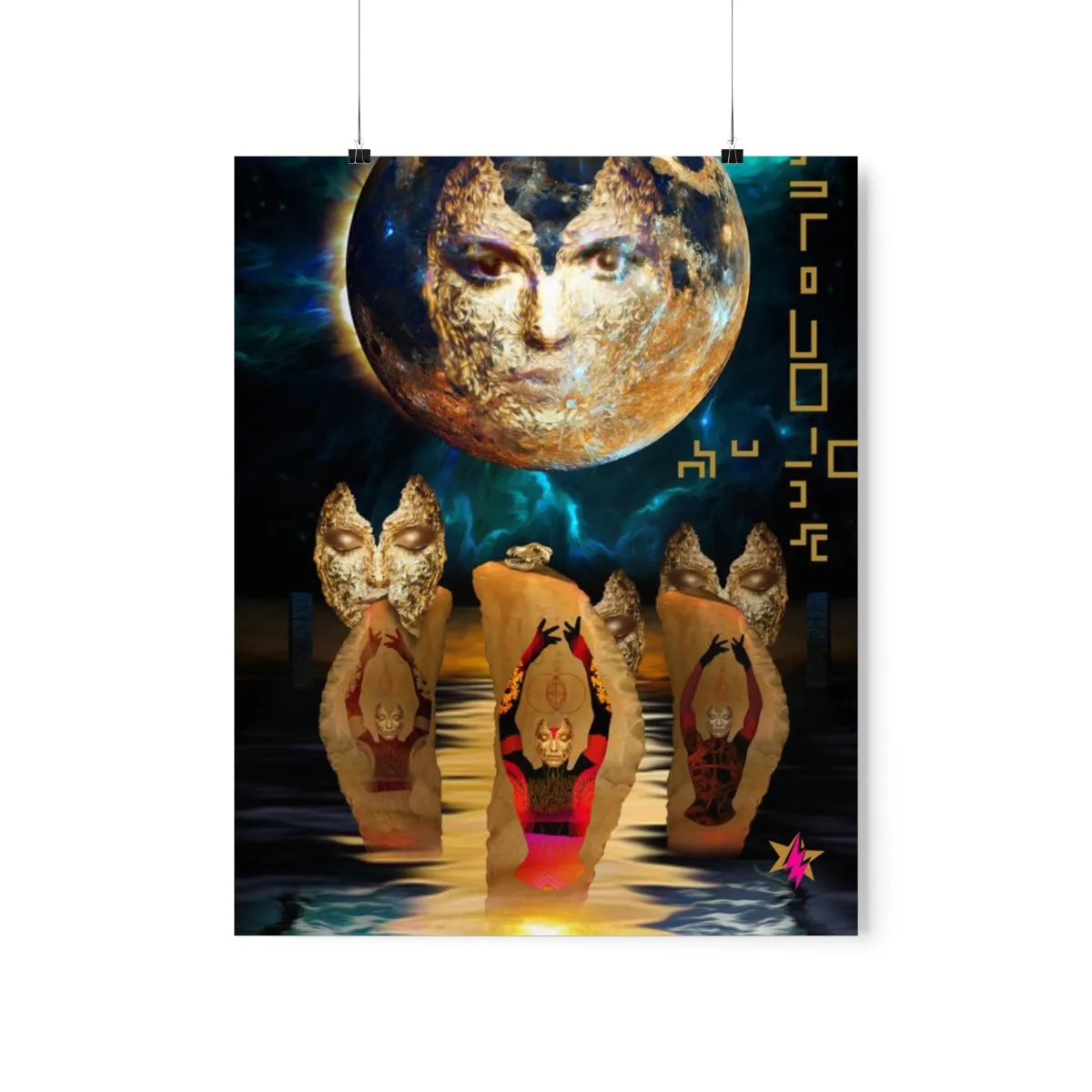 THE MOON - Premium Matte Poster