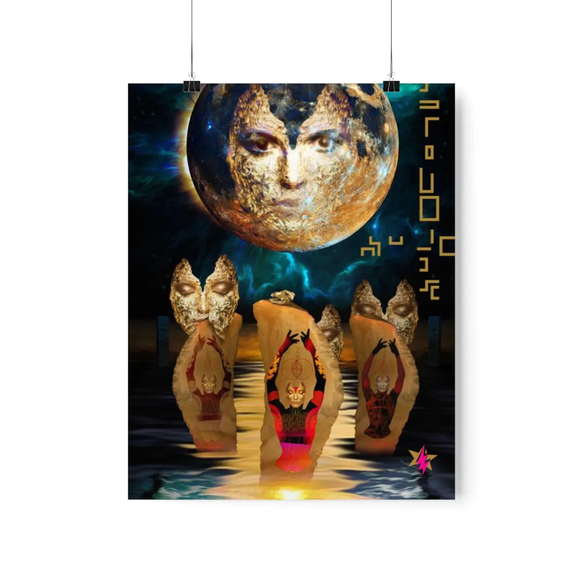THE MOON - Premium Matte Poster