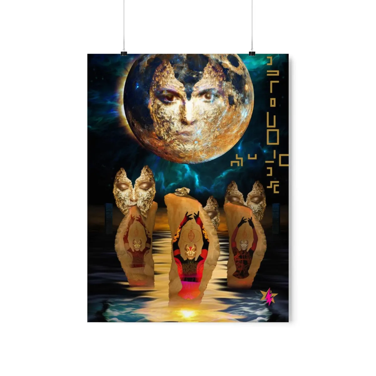 THE MOON - Premium Matte Poster