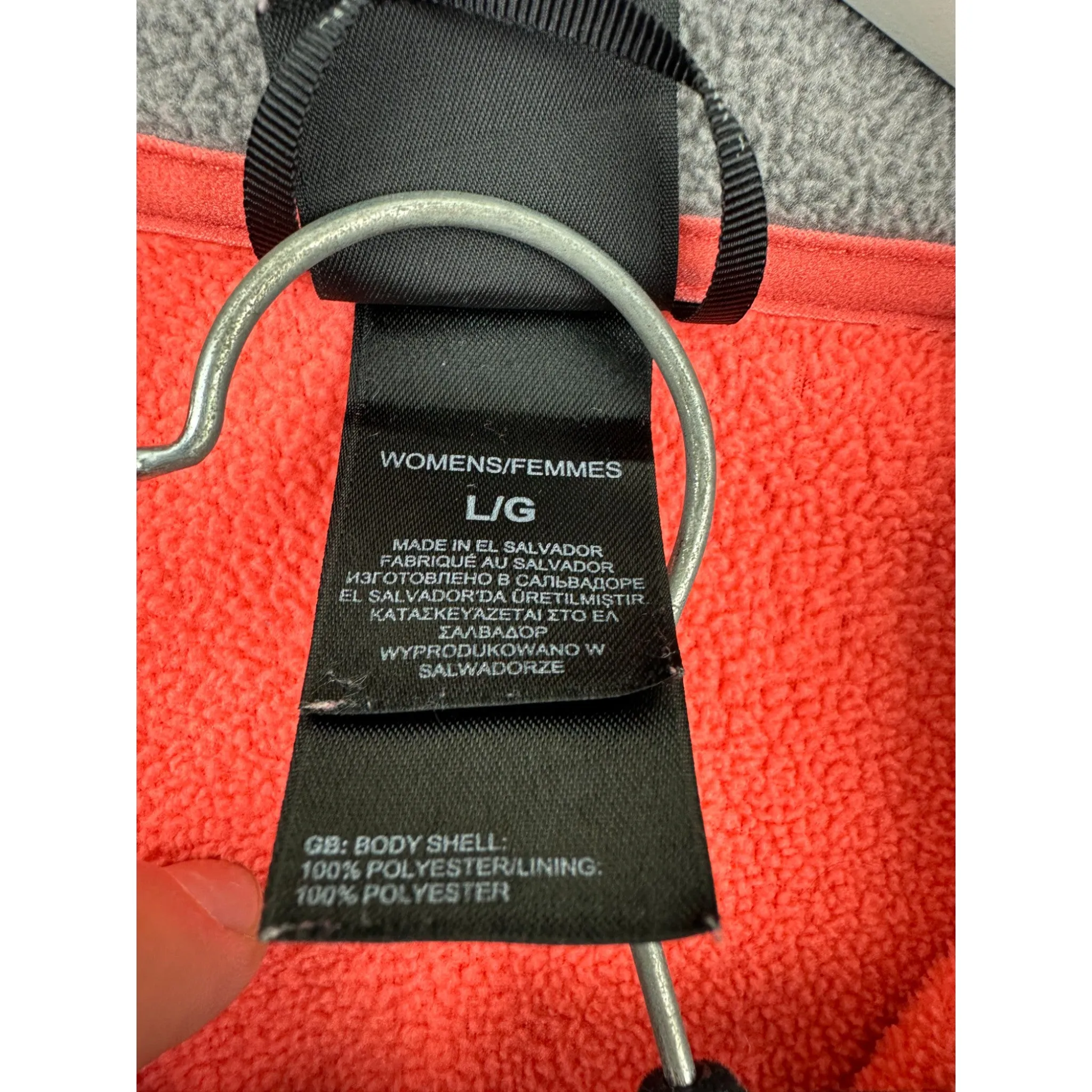 THE NORTH FACE FLEECE ZIP UP - (L-WOMENS)