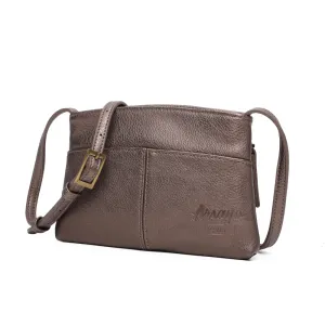 The Original Vegan Leather Crossbody Pouch | Bronze