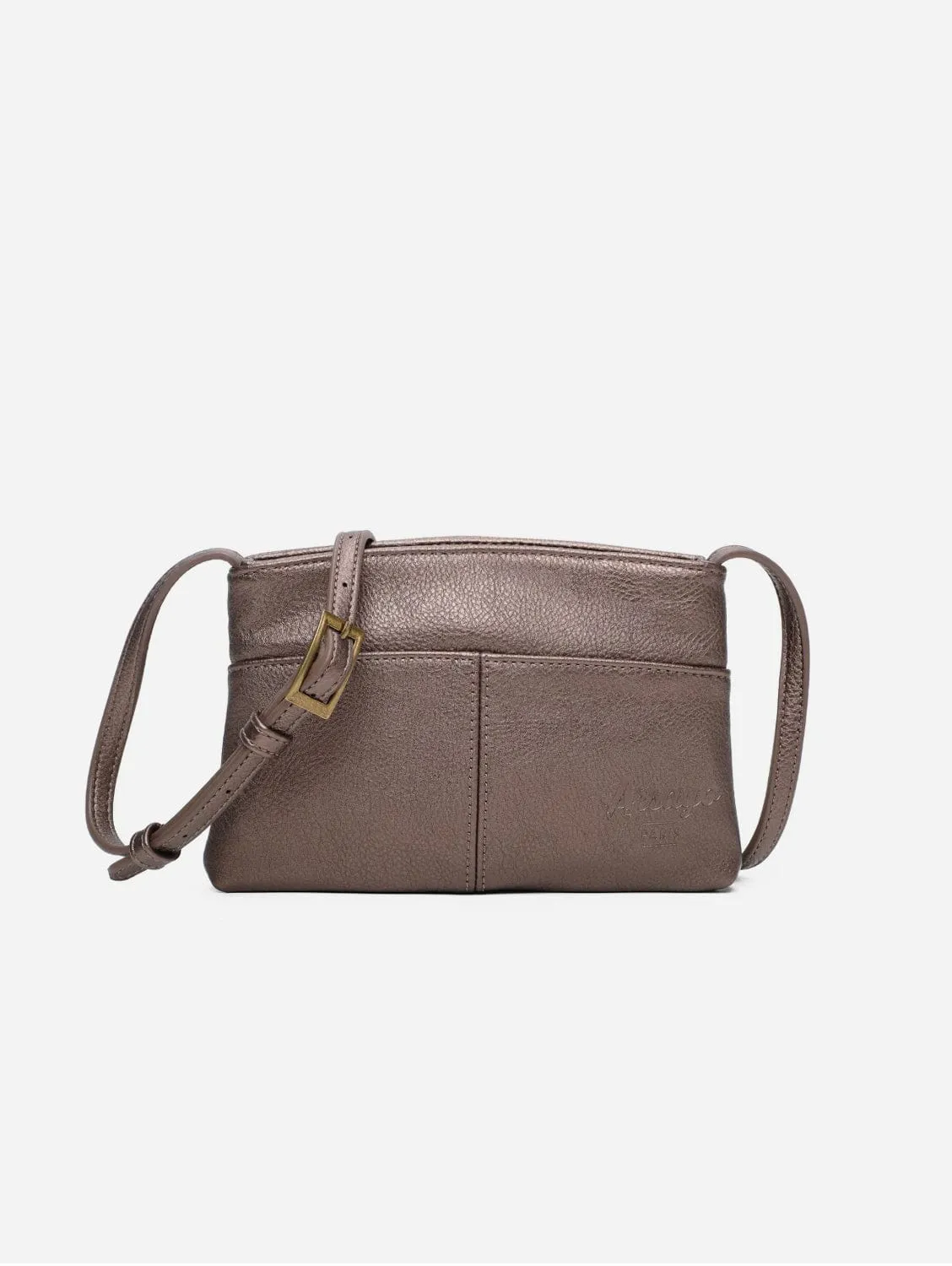 The Original Vegan Leather Crossbody Pouch | Bronze
