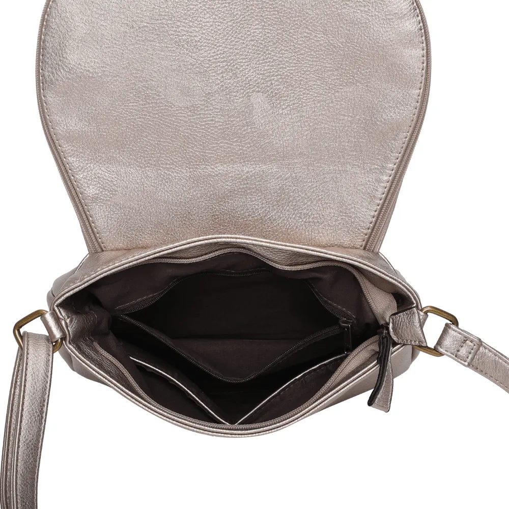 The Original Vegan Leather Shoulder Bag | Champagne