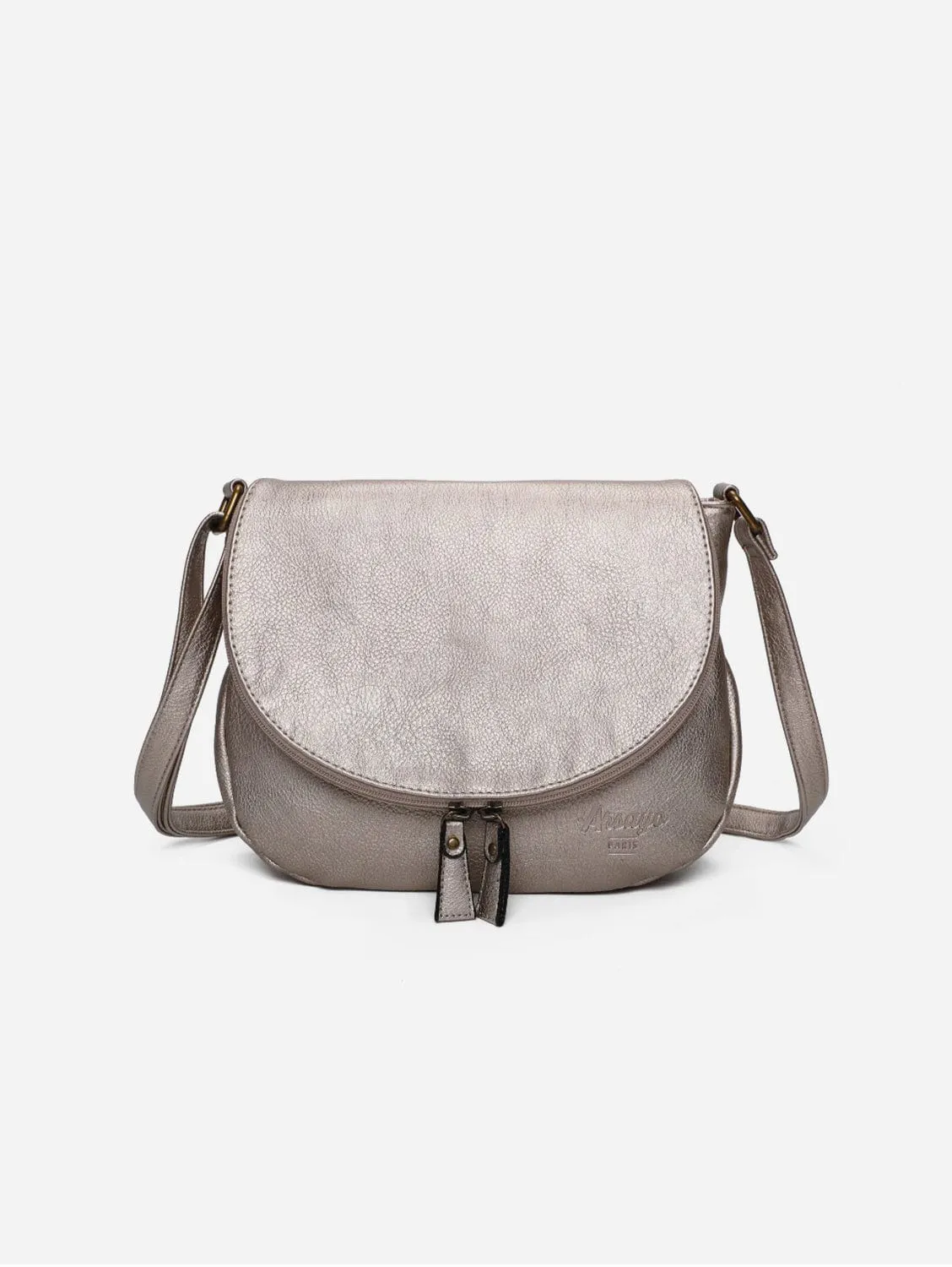 The Original Vegan Leather Shoulder Bag | Champagne