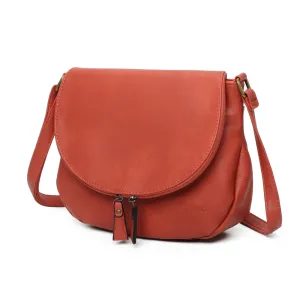 The Original Vegan Leather Shoulder Bag | Rust