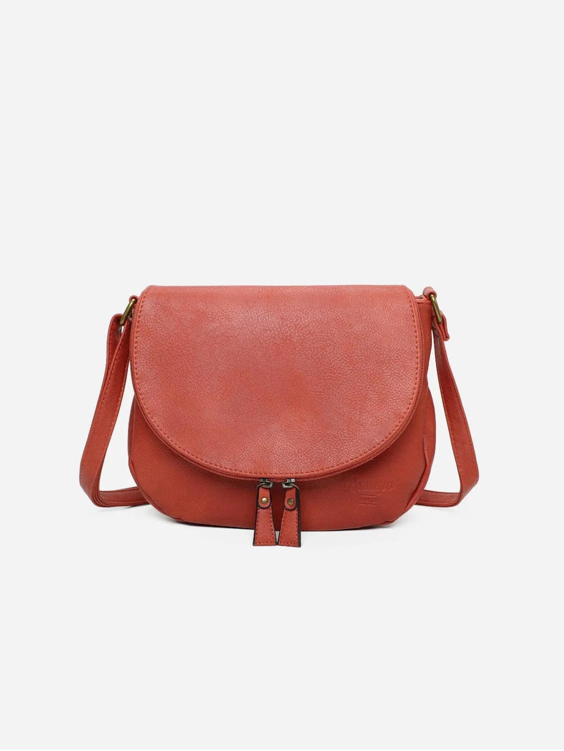 The Original Vegan Leather Shoulder Bag | Rust