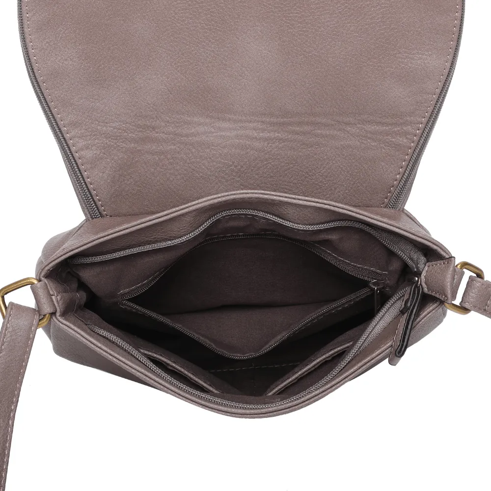 The Original Vegan Leather Shoulder Bag | Taupe