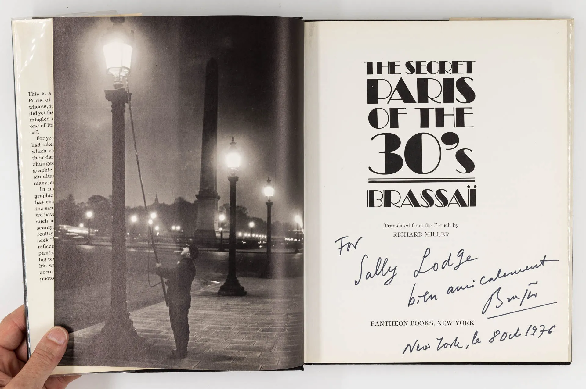 The Secret Paris of The 30's – Brassai, Gyula Halasz [Signed, 1st Ed.]