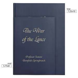 The War of the Lance by Isonove Gold Hardcover Journal