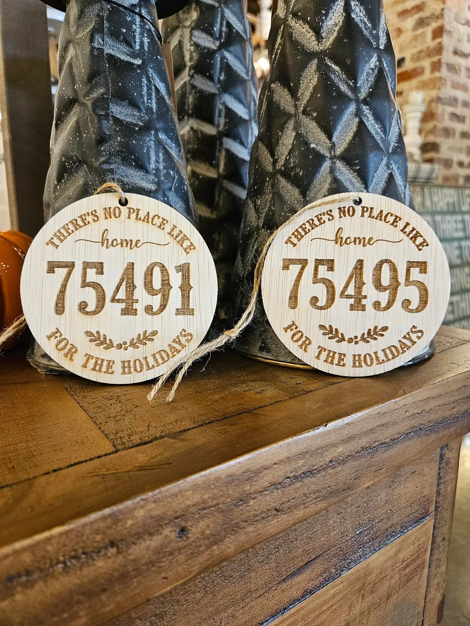 There's No Place Like Home For the Holidays Christmas Ornament