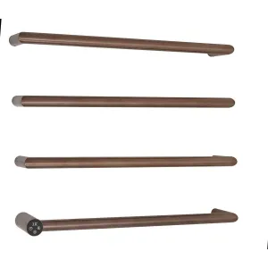 ThermaObi Brushed Bronze Electric Towel Rail Bars