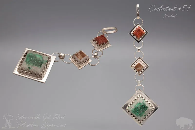 Three Stone Diamond Pendant