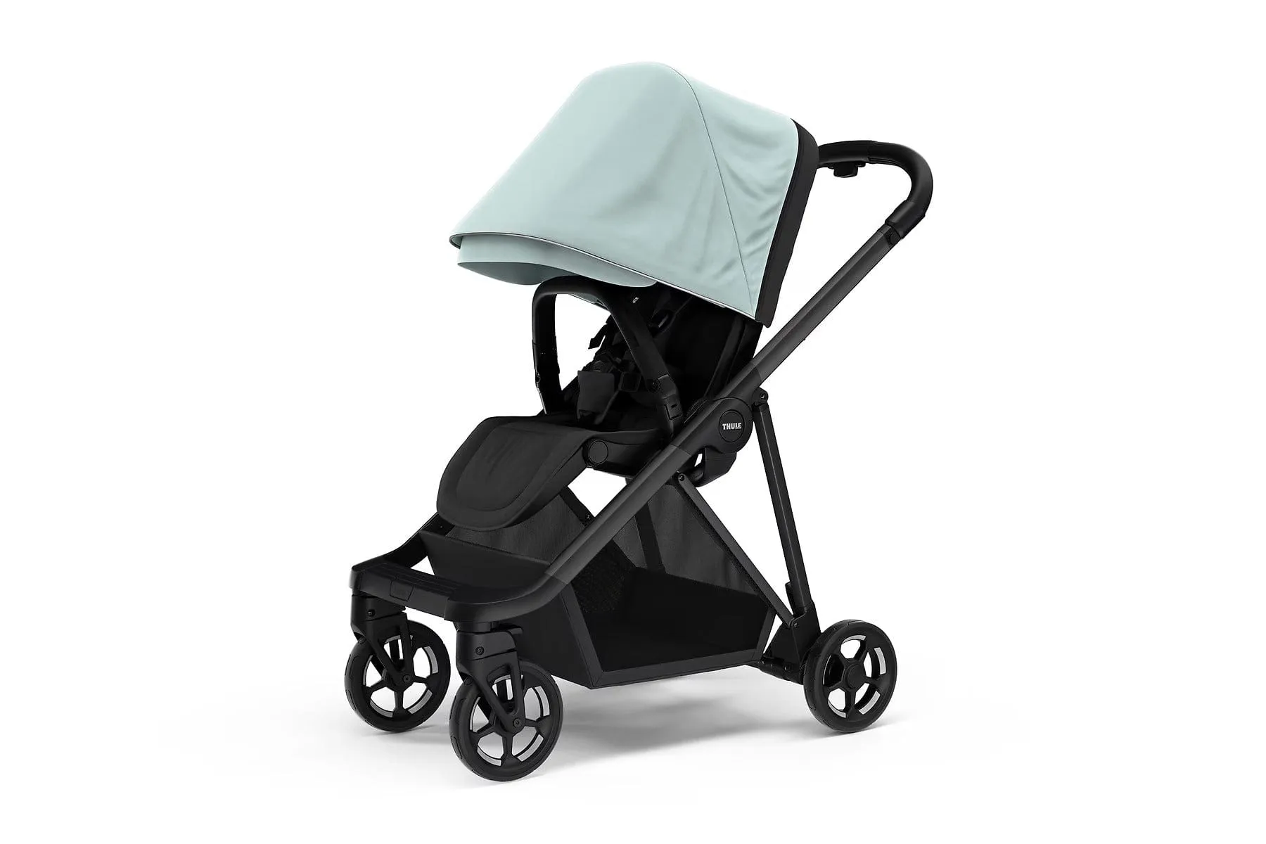 Thule Shine 4-Wheel Stroller Complete Bundle - Black / Alaska Blue