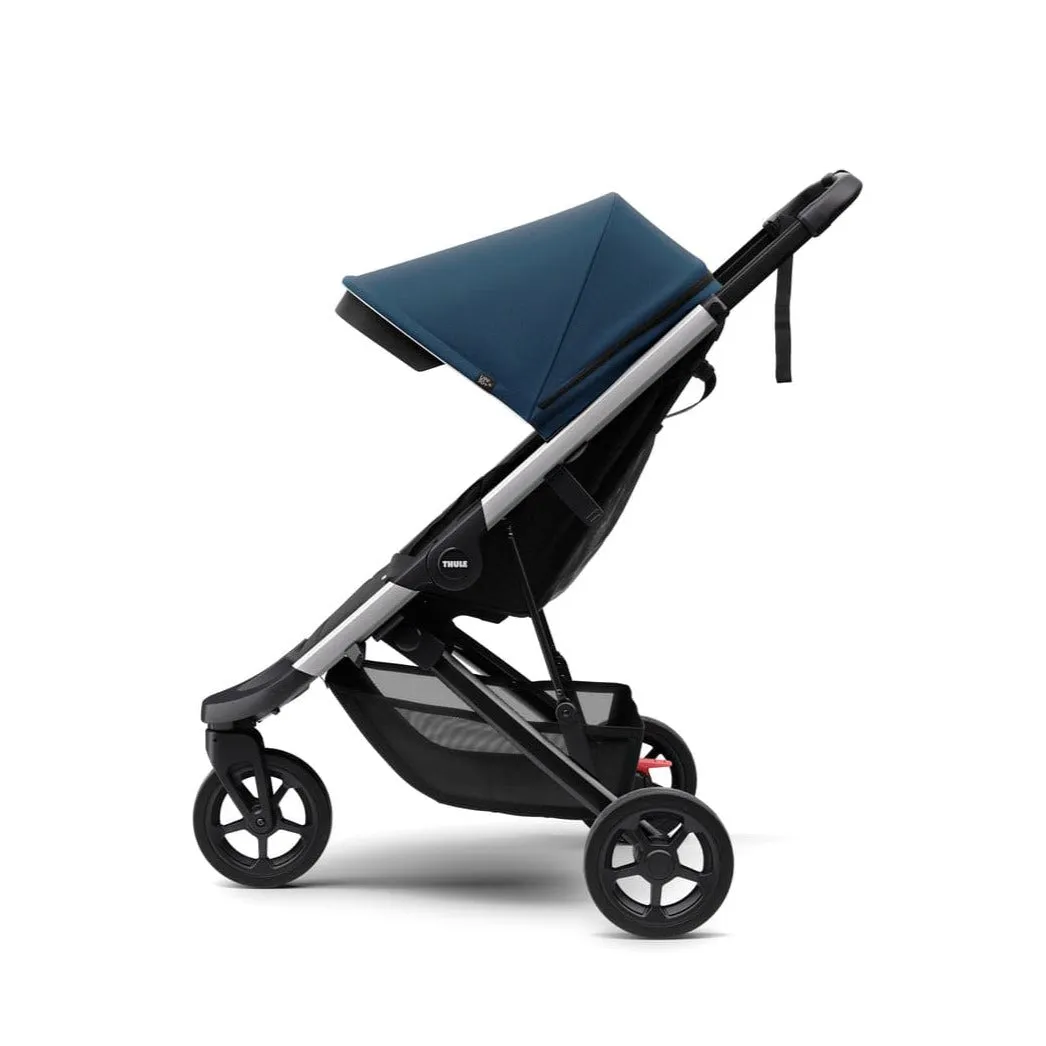 Thule Spring Stroller - Aluminum / Majolica Blue