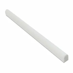 Tilefornia Thassos White Marble 1/2"X 12" Pencil Liner