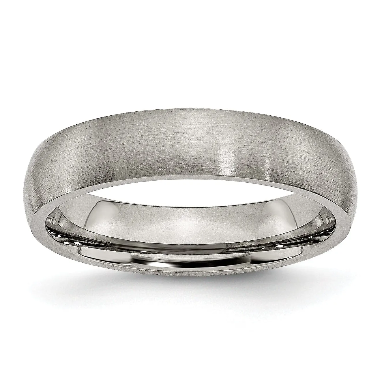 Titanium Brushed Comfort Fit Wedding Band