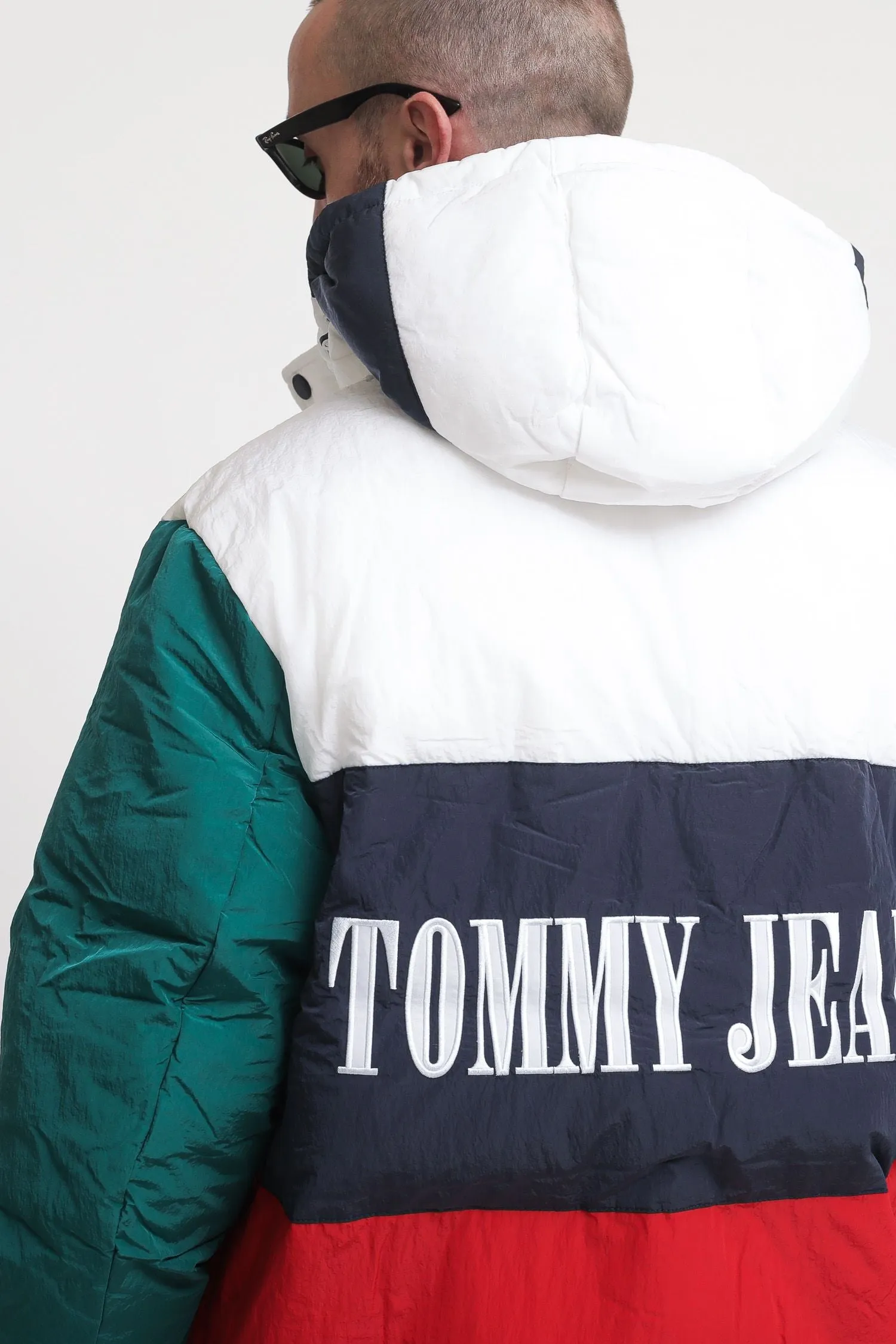 Tjm Archive Colorblock Puffer - White Multi