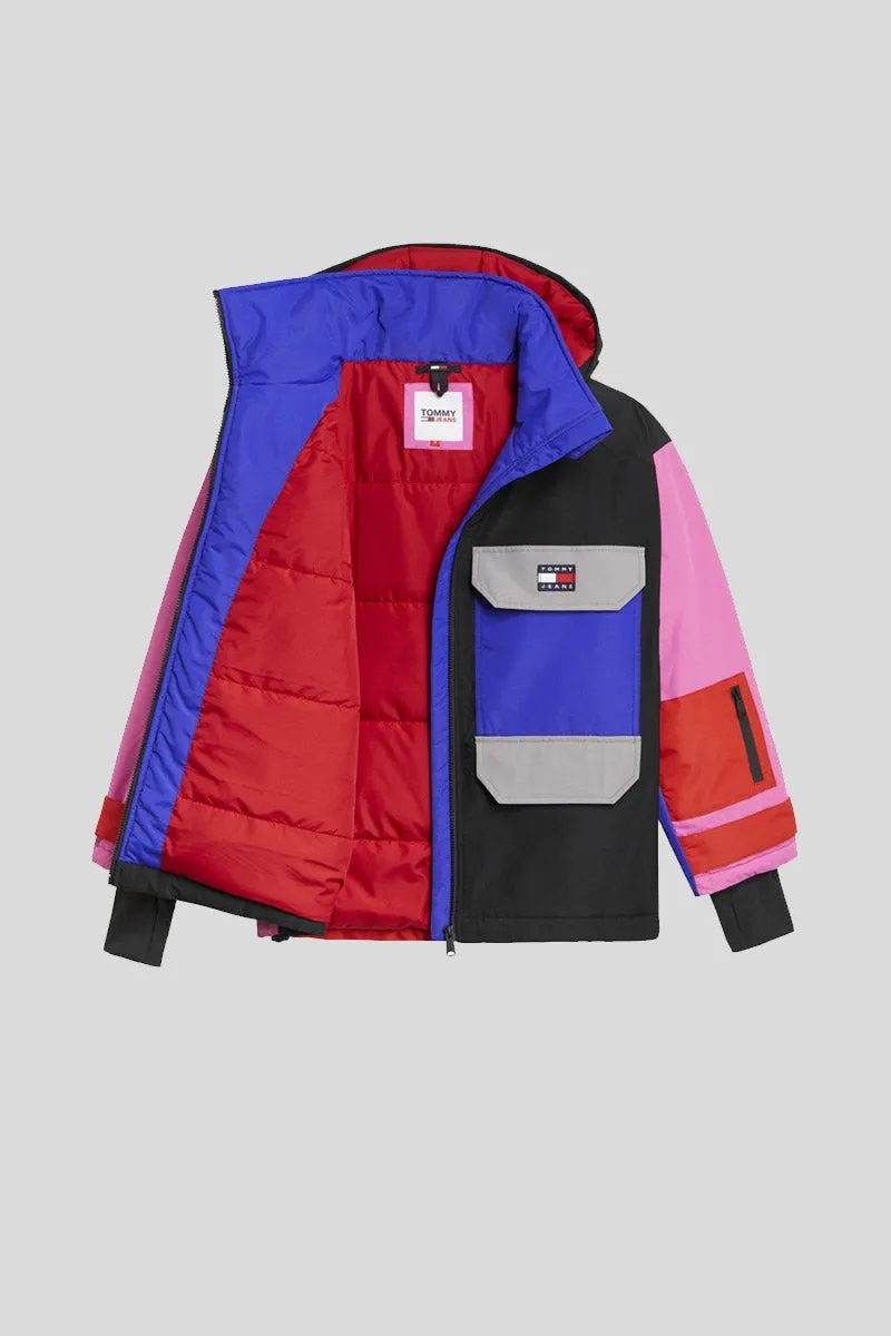 Tjm Colorblock Jacket - Vivid Fuxia Multi