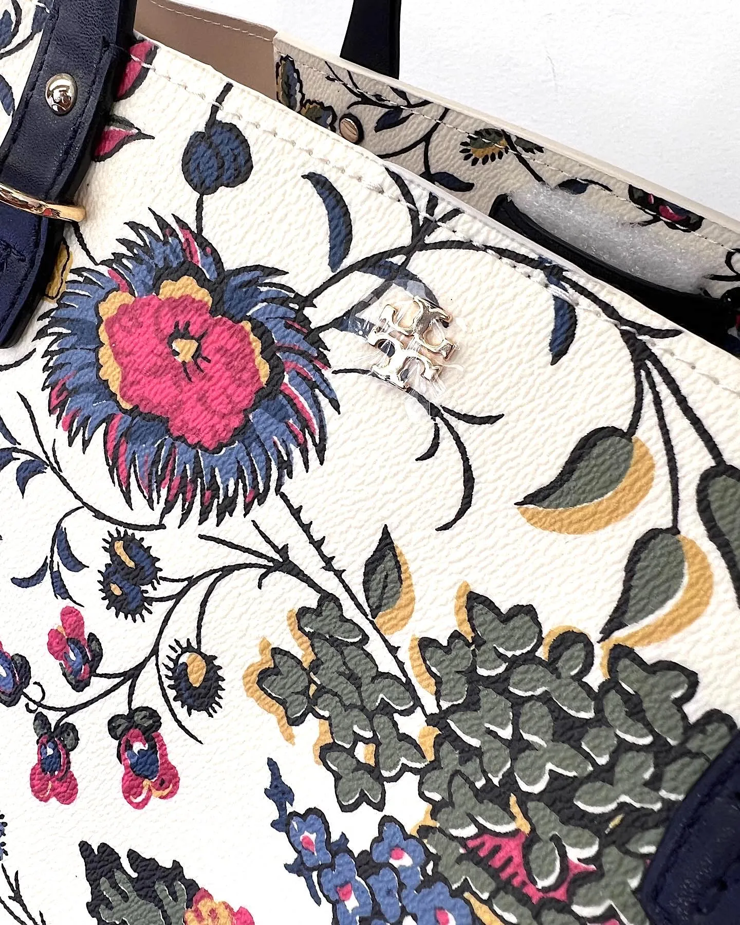 TORY BURCH KERRINGTON FLORAL TOTE BAG
