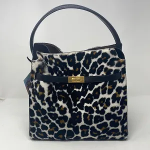 Tory Burch Lee Radziwill Calf Hair and Black Bag Large