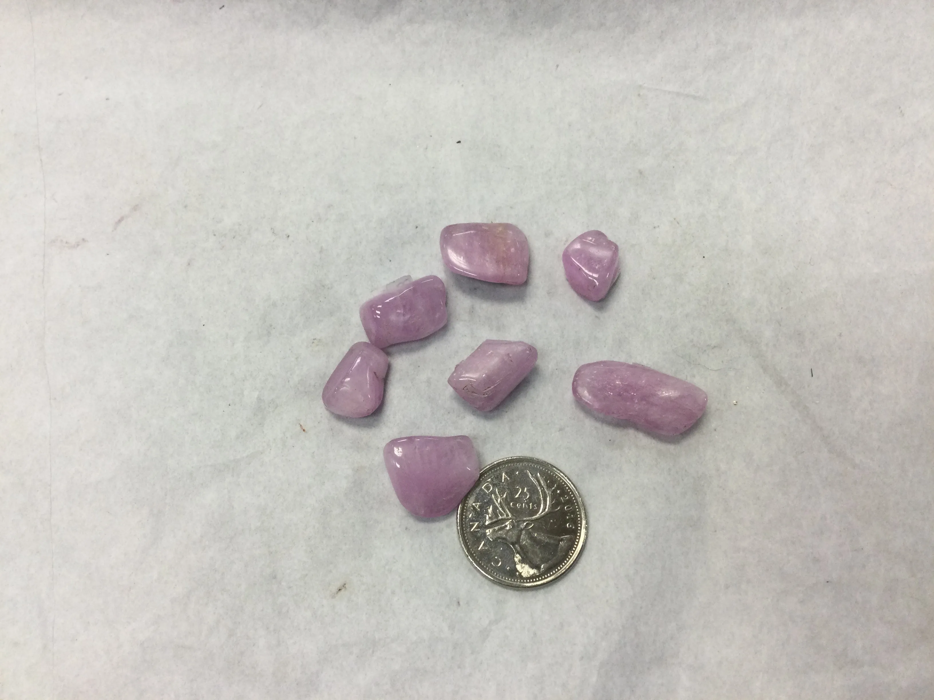Tumbled Kunzite