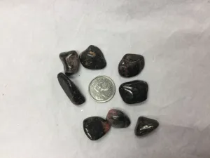 Tumbled Rhodonite in Quartz Matrix