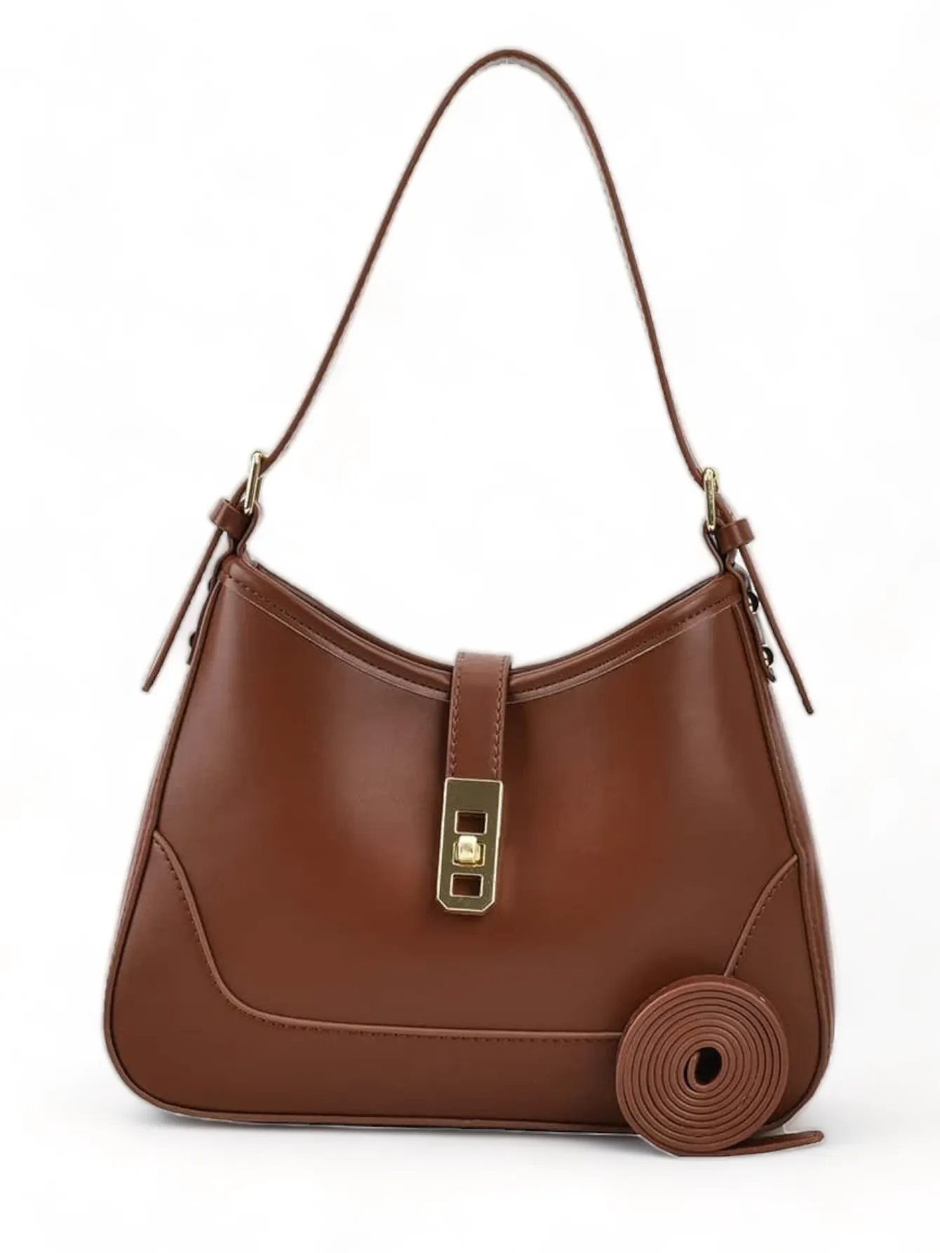Twist Lock Hobo Bag